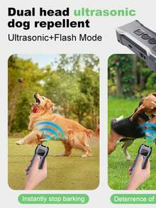 超声波驱狗器 - 静音守护！人耳听不见，让敏感狗狗远离，无害保护，庭院/商店/车库必备，20-30kHz 频率驱赶狗狗，不伤狗狗，告别狗狗烦恼