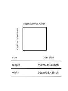 1PC Women's Red & White Paisley Printed Bandana, 90CM Large Satin Square Scarf, Silk-Feel Hair Wrap, Stylish Headscarf For Women, Elegant Hair Accessory For Casual & Formal Wear - 藍色和白色 - 查看 5