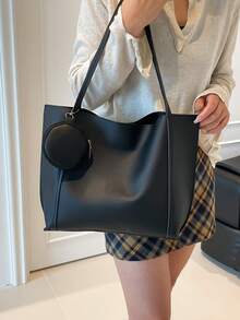 Borsa a tracolla casual, versatile e semplice con ampia capacità