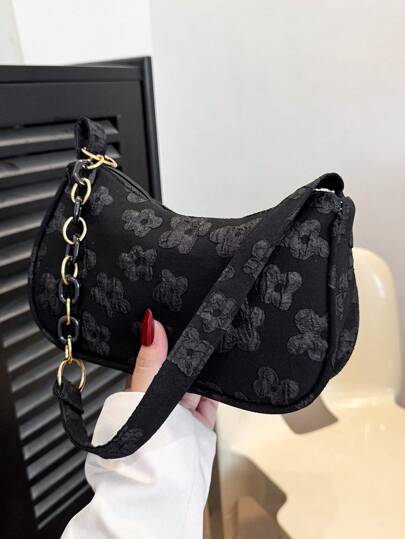 Bolso de hombro ligero y casual de unicolor, adecuado para el uso diario de las mujeres en primavera y verano