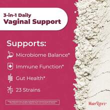 MaryRuth Organics 3-In-1 Probiotics Women, Clinically Tested, Vaginal Probiotics Digestive & Hormonal Support, Womens Probiotic Powder, Gut, 50 Billion CFU, Allergen, 0.5 Oz - 1 - 查看 4