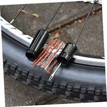 Fahrrad Reifenreparatur-Set für Notfälle, tragbares Gummi-Reparaturset mit Flickschnüren für Fahrrad, Motorrad, Zubehör, langanhaltend, verschleißfestes Werkzeug für schnelle Reifenreparaturen