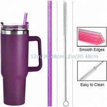 9/13 Stücke Becher Zubehör, Kirschblüten Silikon Strohhalm Abdeckkappe, Strohhalm Aufsatz für 10mm/0,39 Zoll Strohhalme, wiederverwendbarer Glitzer Strohhalm und Reinigungsbürste, perfekt für Outdoor-Aktivitäten und Sport