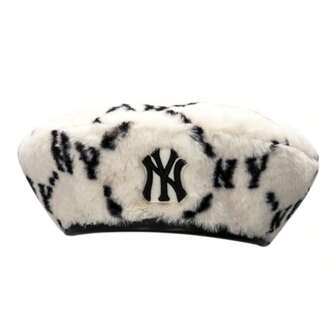 Boina de Pele com Monograma DIA, Boina Unissex para Atividades ao Ar Livre, 3ACBMF126