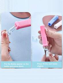 Deschizător de sticle medicale multifuncționale pentru fiole, deschizător de sticle ABS pentru asistente medicale și medici pentru a deschide sticle, deschizător de sticle, deschizător de sticle ușor pentru fiole - instrument auxiliar pentru asistente medicale, roată de șlefuit mică pentru a deschide eficient sticlele de fiole din sticlă, instrument de rupere a flaconului de medicamente.