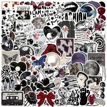 100 Stücke/Packung Downtown Y2K Mädchen Vintage Romantisch Nostalgisch Mysteriös Ästhetisch Kritzeleien Aufkleber, süße Cartoon interessante Anime ästhetische Etiketten Aufkleber für Instrumentendekoration, Scrapbooking, selbstklebende Schreibwaren Karten Umschläge, Geschenke für Teenager, Halloween, Weihnachten, Belohnungen, Motivation - Lindgrün - Übersicht 1