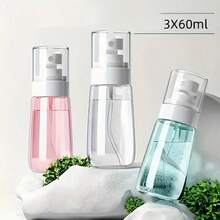 1pc Mini Hair Refresher Sprayer - Ultra-Fine Mist 360-Degree Stylist Sprayers With Perfume Atomizer Pump , 60ml And 30ml Capacities, Refillable Clear Containers, Compact And Portable - Multicolor - View 17