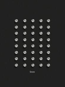 140pcs/40pcs/20pcs Fashion Boxed Earring Sets, Suitable For Daily Wear, Holiday Gifts, Simple Jewelry