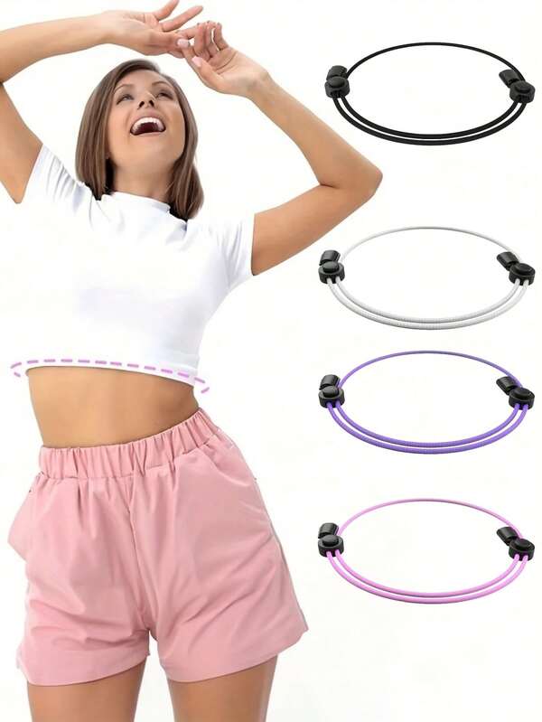 1/3 Stück verstellbarer Stretchgürtel für Kleidung, geeignet für Hemden, T-Shirts und Pullover; ein stilvolles Accessoire für Outfits, ein Werkzeug zum Zusammenziehen von Pullovern und Hemden, ein Bauchglättungsriemen und ein Gummiband, um den Stil von Oberteilen zu ändern