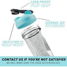 HELIMIX 2.0 Vortex Blender Shaker Bottle Holds Upto 28oz |   No Blending Ball Or Whisk |   USA Made |   Portable Pre Workout Whey Protein Drink Shaker Cup |   Mixes Cocktails Smoothies Shakes |   Top Rack - 島嶼天堂 - 查看 6