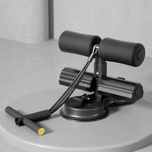 1 pezzo di trainer per addominali con fascia elastica, trainer per addominali, attrezzatura fitness per addominali pratica, regolabile su più livelli, yoga pilates, allenamento addominali, dotato di 2 potenti ventose per l'allenamento dei muscoli addominali e della forza delle gambe, adatto per uso domestico, in ufficio o in palestra - Multicolore - Visualizzare 9