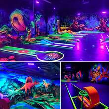 1/2 Pack 100W Black Light, LED Blacklight Flood Light With Plug And Switch, IP66 Waterproof, Black Lights For Glow Neon Party, Halloween, Birthday Party, Body Painting, Fluorescent Tapestry - US B Type Plug(110-127V) - View 6