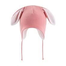 Baby Winter Hat With Earfalp Toddler Girls Boys Bunny Ears Beanie Kids Warm Fleece Lined Knit Hat