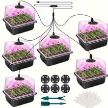 Yogle Plants Seed Starter Trays With Grow Light 12 Holes Per Tray Nursery Pots Lamp USB Powered Full Spectrum LED Growing Lights For Indoor Plant Seedling Flowers Greenhouse Trays - Multicolor - View 20