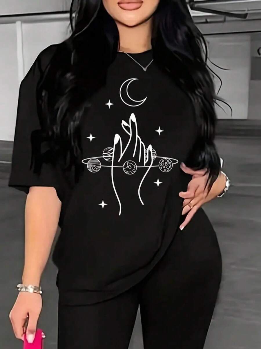 Women T-Shirts - Black - View 1
