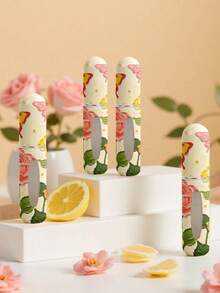 1/5 Pcs Butterfly And Flower 3D Print Perfume Bottles, Refillable Mini Cosmetic Bottles, Bottom-Fill Spray Bottles, Perfume Hydrosol Containers, Multi-Color, Birthday Gifts For Family And Friends, Holiday Gifts, Portable Travel Bottles, 5 Ml