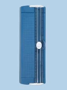 Cortador de papel pequeno multifuncional A4, guilhotina portátil, cortador de papel bidirecional para escritório