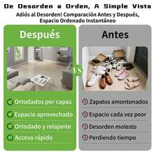 Zapatero desmontable organizador para calzado botas largas tubo galvanizado resistente rack ahorra espacio almacenamiento para zapatos muebles multiusos portátil ajuste fácil ideal para dormitorio entrada y hogar clave ahorro espacio moderno - Multicolor - Ver 4