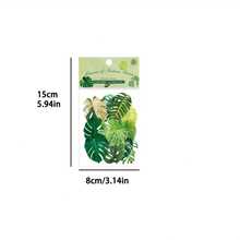 40pcs/1pc, Retro Plant Leaf Sticker Maple Leaves Decorative Sticker Hand Account DIY Decoration Scrapbooking Photo Album Craft, Junk Journal Decor Supplies, DIY Junk Journal Decoration Label Stickersers