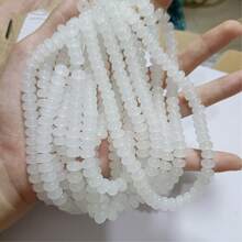50/100pcs 5mmx8mm Imitation Jade, Agate, Abacus Beads, Loose Beads, Wheel Beads, Spacer Beads, Jewelry DIY Accessories, Bracelets, Keychains, Necklaces Craft Decorations, Beads Materials, Colorful - Please Choose a Color - View 21