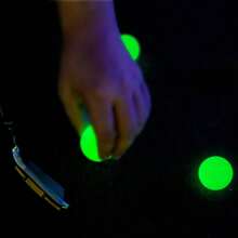 1 Bola/3 Bolas, Regalo perfecto para golfistas, Pelotas de golf que brillan en la oscuridad, Material de goma, Colores surtidos