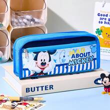Disney 小学生文具盒 时尚帆布铅笔袋 大容量铅笔袋 学生文具铅笔袋 特价铅笔盒,笔袋 - 彩色 - 查看 16