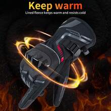 MJMOTO Motorcycle Gloves Windproof Waterproof Moto Men Motorbike Riding Gloves Touch Screen Moto Motocross Gloves Winter