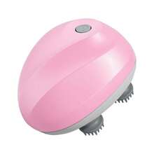 ShenFire 便携式电动头皮按摩器，无线头部按摩器，96个按摩节点，3种按摩模式，防滑硅胶手柄，有效缓解头皮压力和疼痛，深层清洁，舒缓压力，促进头发生长，IPX7级防水，是送给女性、男性和宠物的理想礼物，白色 - 白色 - 查看 14