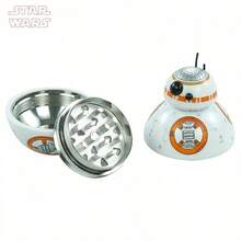 Star Wars 1个正版星球大战迷你BB-8机器人，采用独特的研磨器设计，是圣诞节和万圣节的完美礼物，也可用作厨房配件、家居装饰、汽车摆件，是情人节的理想之选，也是圣诞节的最佳选择。 - 彩色 - 查看 5