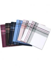 Men's Handkerchiefs, 12 Pack Gents Hankies, Men Premium Handkerchiefs Cotton White Pocket Square Hanks For Men Women