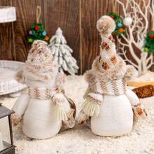 قطعة واحدة من ديكور رجل الثلج عيد الميلاد، مصنوع من البوليستر، مناسب لديكور المنزل في المناسبات والحفلات، قابل للاستخدام في ديكور المنزل الشتوي والاحتفالات العطلات، حفلات الأعياد، حفلات عيد الميلاد، ديكور هالوين، ديكور العطلات، ديكور الأعياد، هدايا الحفلات، ديكور حفلة عيد الميلاد الممتعة، عيد ميلاد سعيد، السنة الجديدة سعيدة، ديكور عيد الميلاد، هدية عيد الميلاد المثالية للأصدقاء