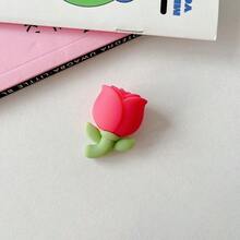 1 PC Silicone Flower Cable Protector - Decorative, Random Color Delivery Charger Protector Charger Case Phone Accessories