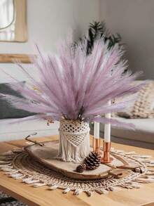 1/3pcs Black Artificial Reed Grass Home Decor Eid Decoration Christmas Halloween New Product Decoration Natural Style Minimalist Premium - Pink - View 11