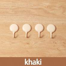 4 ganchos adhesivos de alta resistencia, ganchos de pared sin perforación, ganchos colgantes multiusos para cocina, baño, puerta, alta capacidad de carga, resistentes al agua, sin daños