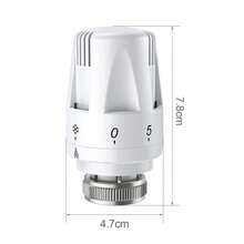 3X Radiator Thermostatic Head Heater M 30 X 1.5 Heating Valve Replacement Head - 7.8cmX4.7cm - View 4