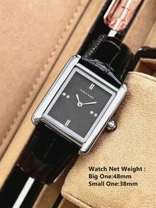 Pablo Raez 1 pieza Reloj vintage para hombre y mujer, original y encantador, reloj de pulsera de acero inoxidable, accesorio de verano, color plateado, joyería antioxidante, reloj de pareja, caja de acero inoxidable chapada, diseño de moda para hombre y mujer, accesorio de verano