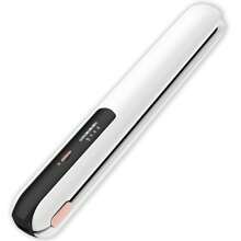 ShenFire 二合一无线直发器/卷发器，无线便携式直发器，迷你旅行美发造型器，直发/卷发两用工具，USB充电，3档温度设置，快速加热