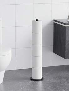 Freestanding Toilet Paper Holder - Bathroom Storage Rack, Holds 5 Spare Toilet Paper Rolls, Bathroom Accessory