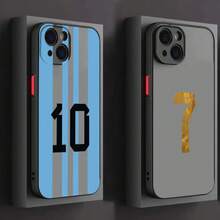 Funda de teléfono de lujo y moda para Apple 16, 15, 14, 13, 12, 11, 8,, XR, XS, Pro, y Plus, con una superficie transparente mate y material TPU suave para protección. - Colores mixtos - Ver 3