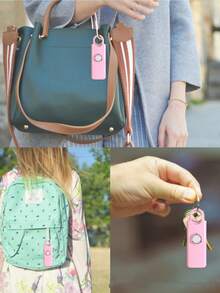 新款 Heart 便携式个人报警器 - 适合女性和老年人，便携式钥匙扣。带 LED 灯的女性防身钥匙扣报警器，老年人紧急安全设备报警器