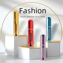 3/6Pcs Portable Mini Refillable Perfume Atomizer Bottle, Perfume Bottle Travel Size Refillable Perfume Refill Bottle - Perfume Atomizer Refillables,Portable Cosmetic Bottle , 5ml Perfume Bottle With Bottom Filling Storage Containers - 2件隨機顏色 - 查看 7