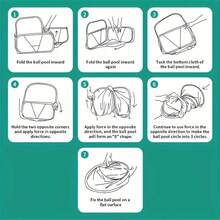 Składany namiot dziecięcy z motywem zwierząt i drzew, sześciokątny basen z piłeczkami, pole do gry w piłkę, kosz do koszykówki, aktywność w pomieszczeniach i na zewnątrz oraz kemping, zabawki podróżne (piłki nie są dołączone), zabawki dla niemowląt, namiot dla dzieci w wieku 3-12 lat, basen z piłeczkami, namiot kempingowy, namiot z trampoliną, namiot, namiot dziecięcy, dedykowany namiot dla dzieci, odpowiedni dla chłopców i dziewczynek, prezent urodzinowy