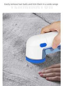 Two-In-One Hair Remover, Hair Removal + Static Electricity Removal In One, Electric Hair Remover, Clothes Hair Remover, Easily Remove Hair And Lint, Electric Hair Remover, Battery-Powered Hair Remover, Electric Hair Remover, Hair Remover, Ball Lifter, Portable Hair Remover. Suitable For Clothes, Bedding, Furniture, Carpets, Sofas, Cleaning Supplies, Household Cleaning Tools, Battery-Free