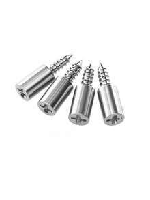 8 件自攻螺钉、搁板支架、一体式搁板支架、固定螺柱、衣柜固定螺柱、橱柜固定螺钉 - 彩色 - 查看 4