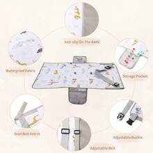 1pc Portable Airplane Seat Extender For Kids, Travel Footrest Hammock Bed, Child Airplane Travel Essentials, Lightweight Travel Hammock Bed For Easy Carry-On