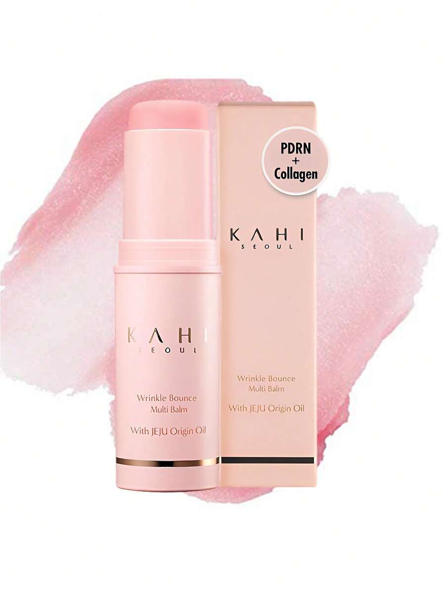 On-The-Go Moisture! KAHI Wrinkle Bounce Multi Balm - Portable Stick With PDRN & Collagen To Smooth Fine Lines Anywhere! - Multicolor - View 1