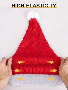 Personalized Children's Hat - Unique, Custom-Made Hat As A Perfect Gift For Family, Friends, And Loved Ones Back To School Winter Gift Ideas Boy Girl Valentine's Day - Red and White - View 4