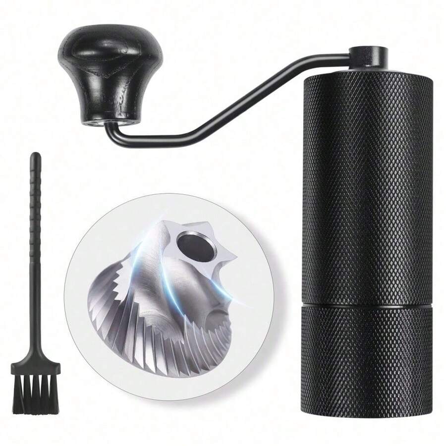 Quality Is A Great Help With Hand-Cranked Coffee Machines - Black - View 1