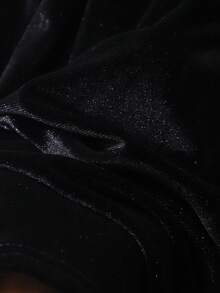 Mädchen Halloween Fledermaus Netz Mesh Patchwork Samt Kleid, Herbst