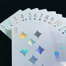 Cartas de juego holográficas de alta calidad, adecuadas para fiestas, reuniones y juegos de grupo